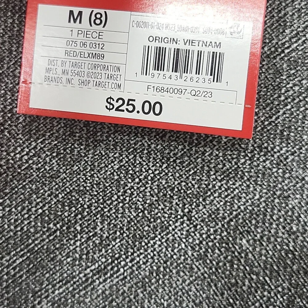 Kids Faux Shearling Half Zip Up Pajama Pullover - Wondershop Red Size Medium 8